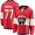 CBdoa F.Panthers #77 Niko Mikkola Red Premier Breakaway Player Jerseys