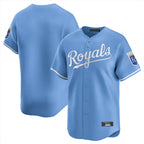CBdoa KC.Royals Light Blue Alt Limited Home Blank Player Stitched Jerseys