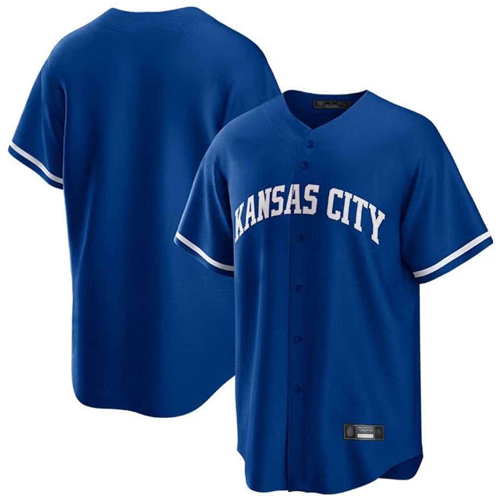 CBdoa KC.Royals Royal Game Home Blank Player Stitched Jerseys