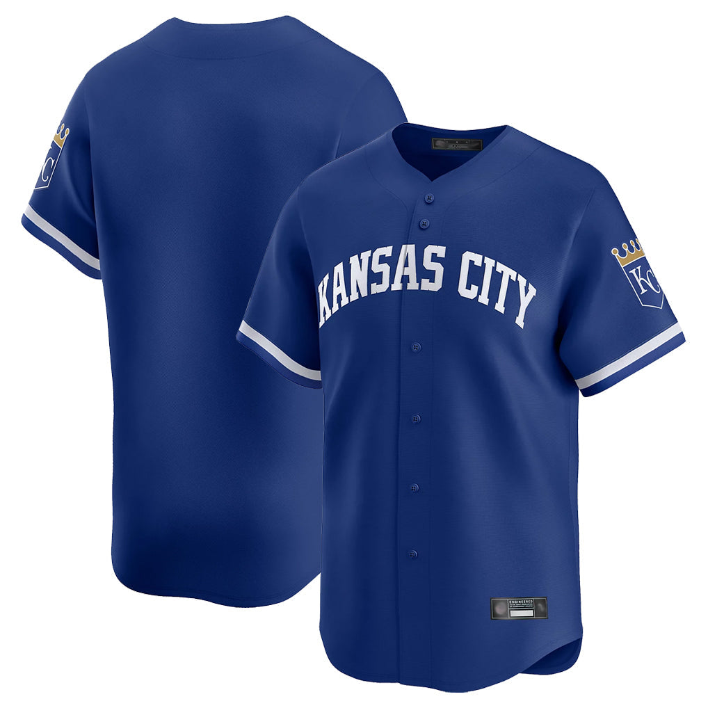 CBdoa KC.Royals Royal Limited Home Blank Player Stitched Jerseys