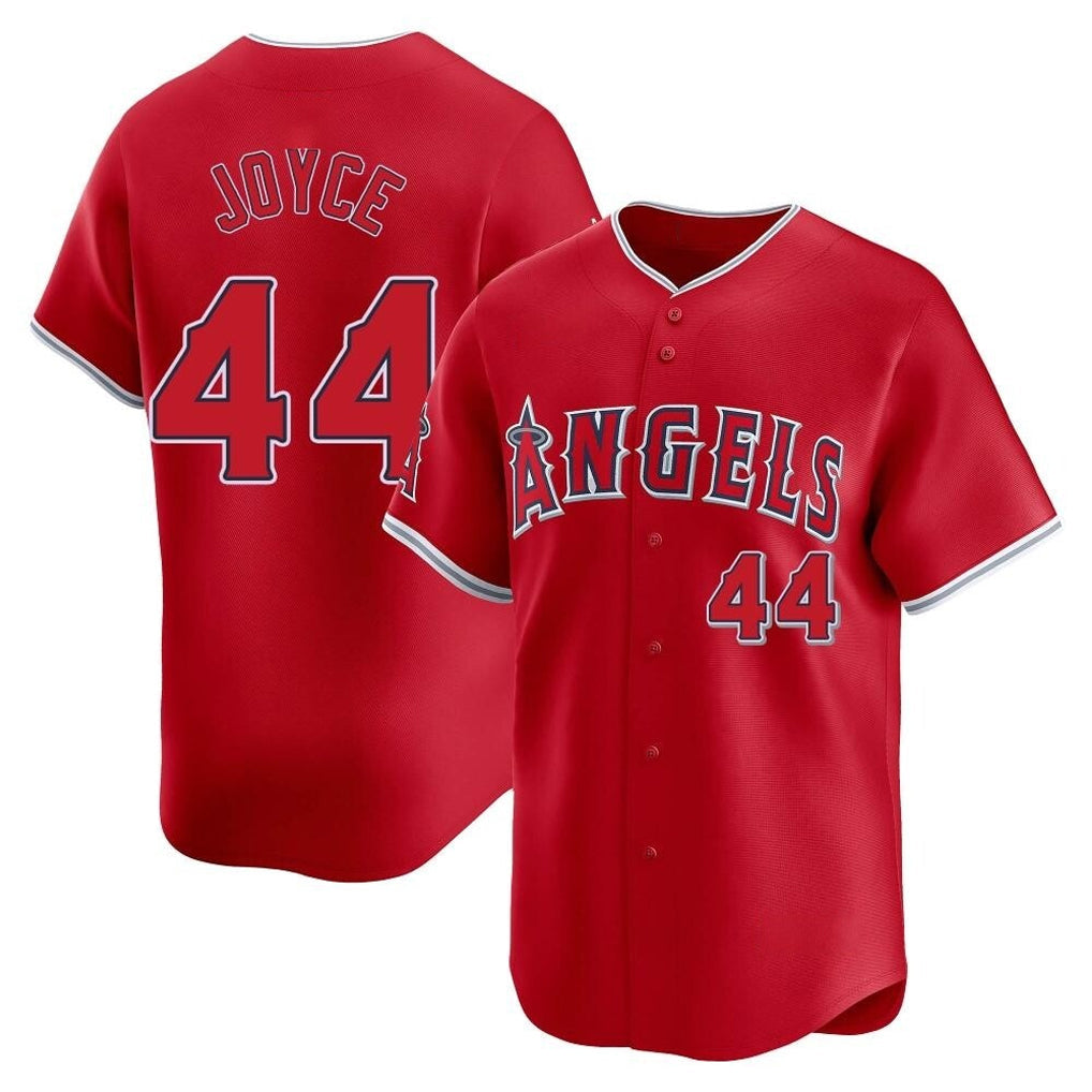 CBdoa LA.Angels #44 Ben Joyce Player Red Home Limited Stitched Jerseys