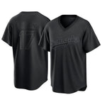 CBdoa LA.Dodgers #17 Shohei Ohtani Player Black Pitch Fashion T-shirt Stitched Jerseys