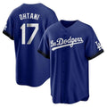 CBdoa LA.Dodgers #17 Shohei Ohtani Player Royal City Connect Home Game Stitched Jerseys