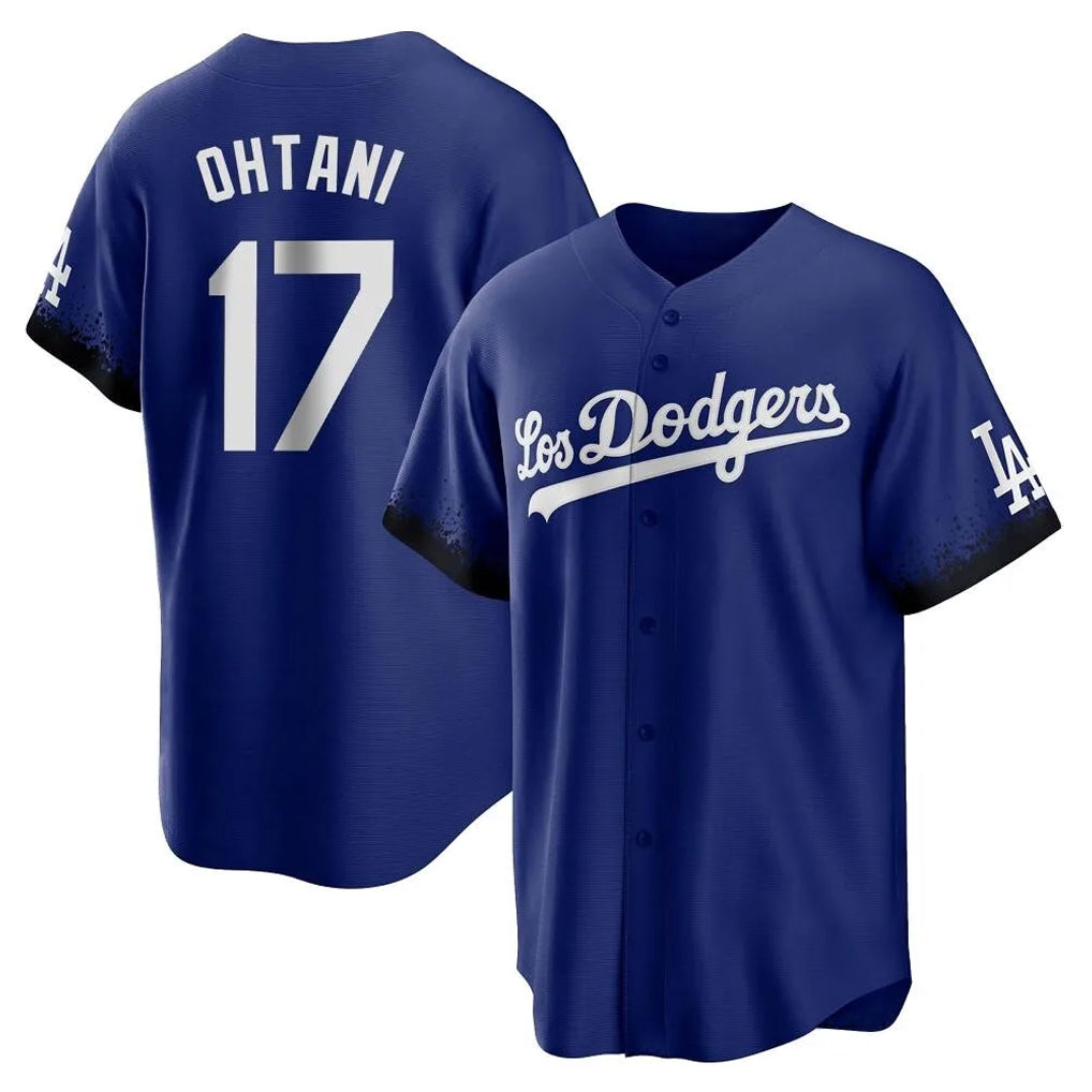 CBdoa LA.Dodgers #17 Shohei Ohtani Player Royal City Connect Home Game Stitched Jerseys