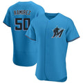 CBdoa M.Marlins #50 Agustin Ramirez Player Blue Home Limited Elite Stitched Jerseys