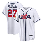 CBdoa M.Twins #27 Ryan Jeffers Player White USA 2026 World Classic Limited Home Stitched Jerseys