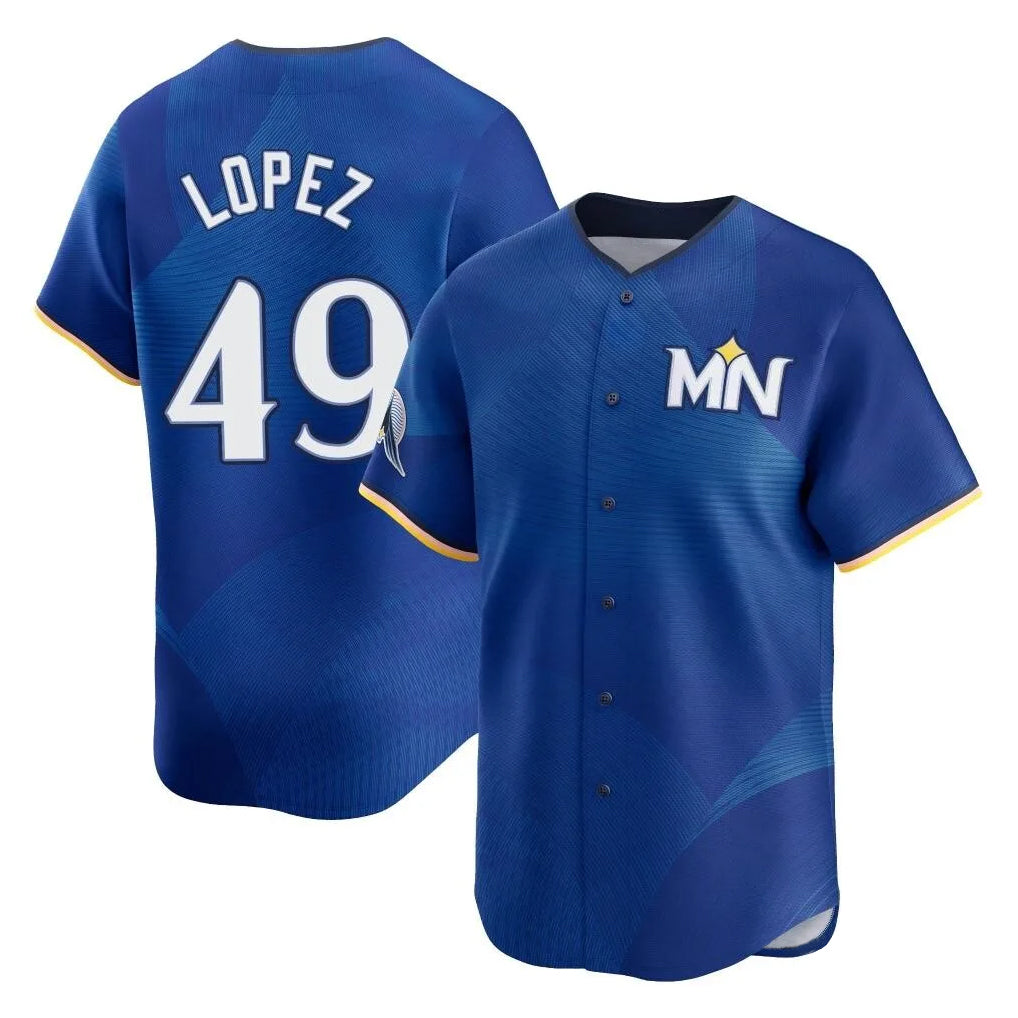 CBdoa M.Twins #49 Pablo Lopez Player Royal City Connect Limited Home Stitched Jerseys