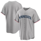 CBdoa Minnesota Twins Blank Player Gray Game Limited Home Stitched Jerseys
