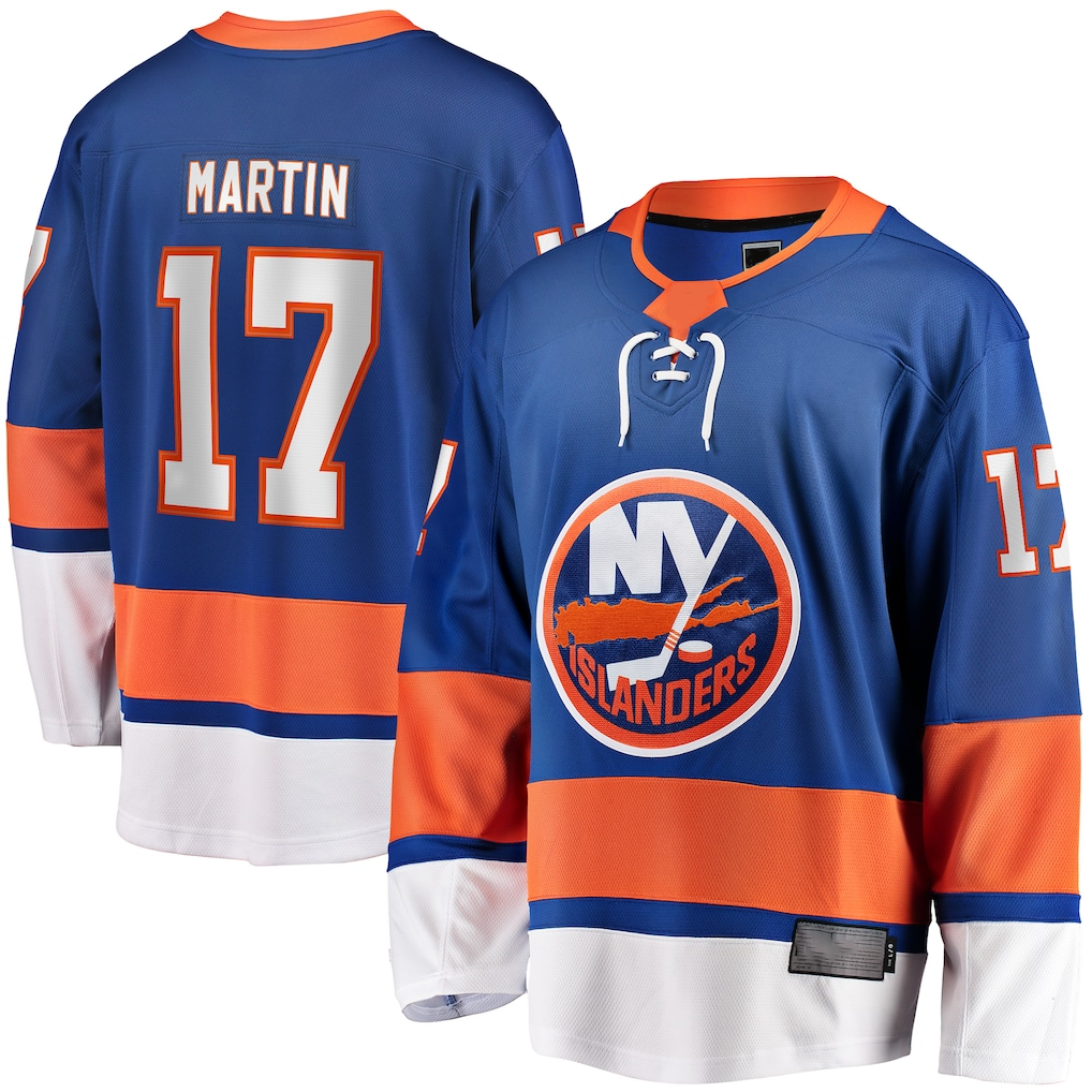 CBdoa NY.Islanders #17 Matt Martin Home Breakaway Player Jerseys - Royal