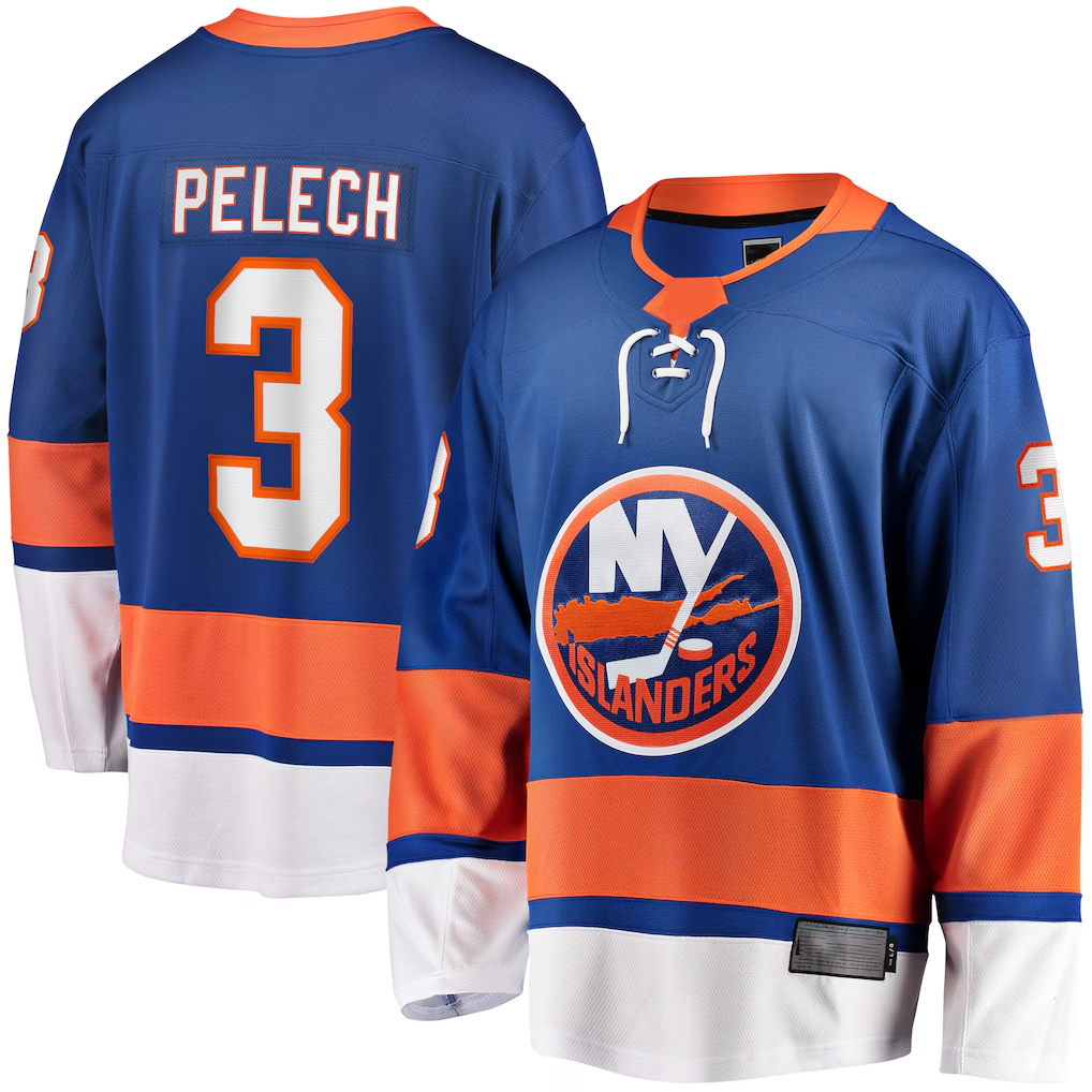 CBdoa NY.Islanders #3 Adam Pelech Royal Home Breakaway Player Jerseys