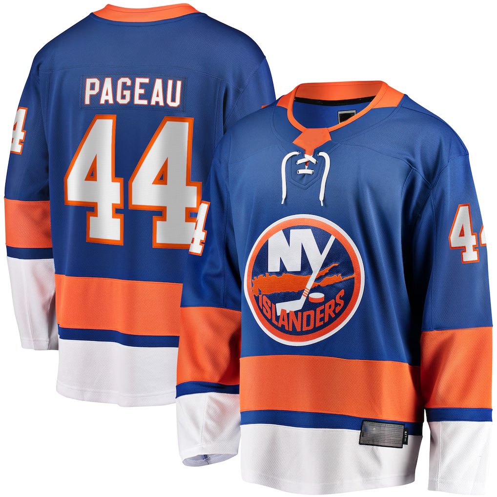 CBdoa NY.Islanders #44 Jean-Gabriel Pageau Blue Breakaway Player Jerseys