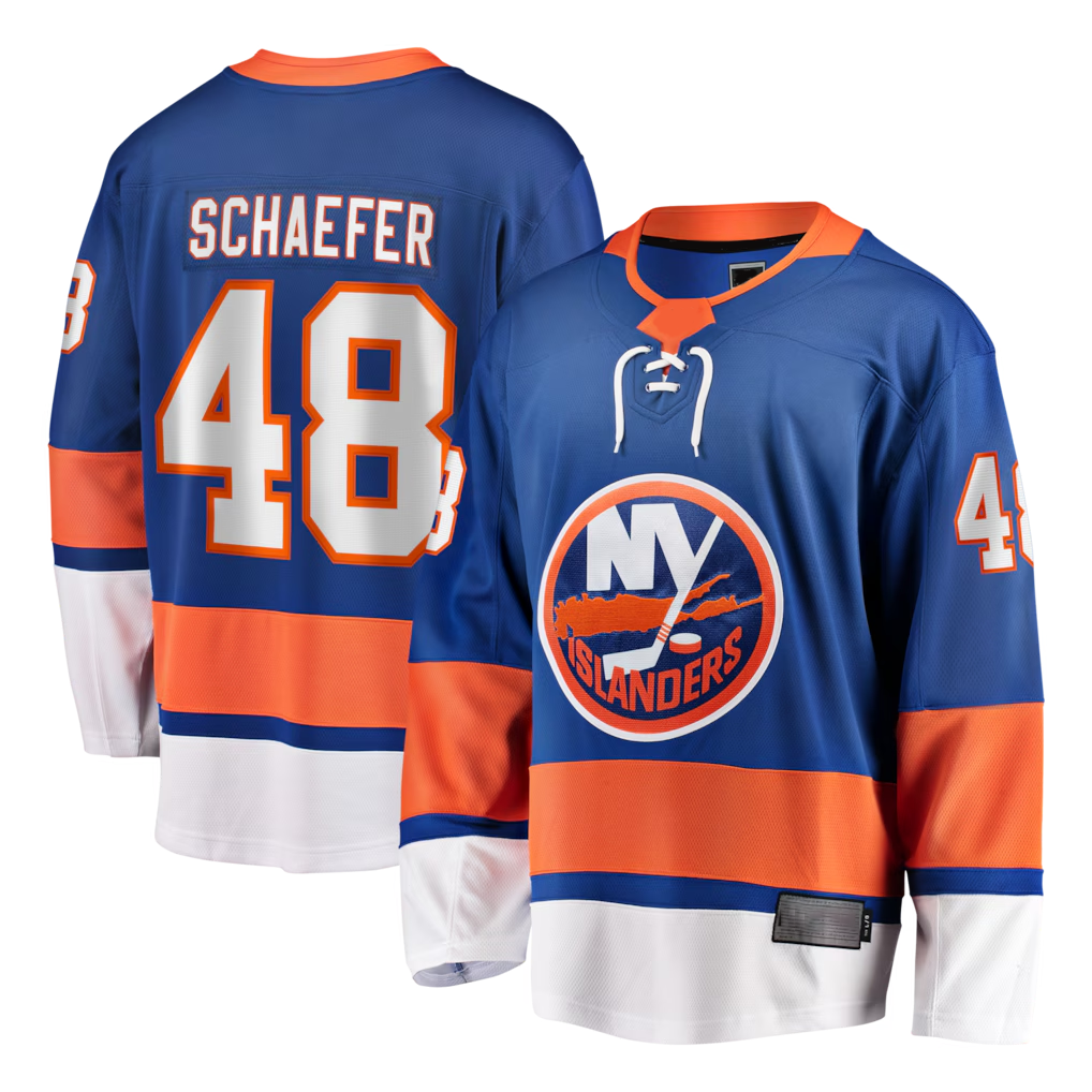 CBdoa NY.Islanders #48 Matthew Schaefer Royal Home Breakaway Player Jerseys