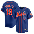 CBdoa NY.Mets #19 Bo Bichette Player Royal Home Limited Stitched Jerseys