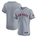 CBdoa NY.Mets Blank Player Gray Road Limited Elite Home Stitched Jerseys