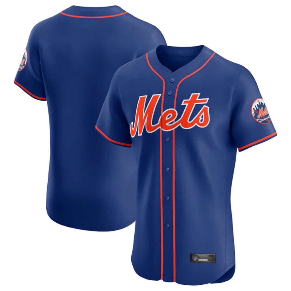 CBdoa NY.Mets Blank Player Royal Limited Elite Home Stitched Jerseys
