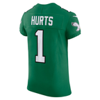 CBdoa P.Eagles #1 Jalen Hurts Kelly Green Alternate Vapor F.U.S.E. Elite Stitched Jerseys