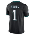 CBdoa P.Eagles #1 Jalen Hurts Player Limited Black Vapor F.U.S.E. Stitched Jerseys