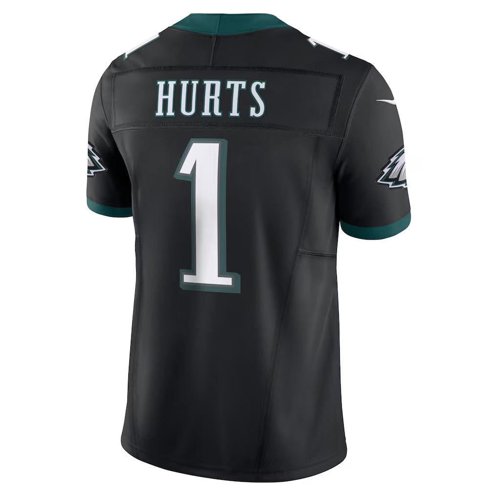 CBdoa P.Eagles #1 Jalen Hurts Player Limited Black Vapor F.U.S.E. Stitched Jerseys