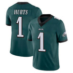 CBdoa P.Eagles #1 Jalen Hurts Player Team Color Green Vapor Untouchable Home Game Stitched Jerseys