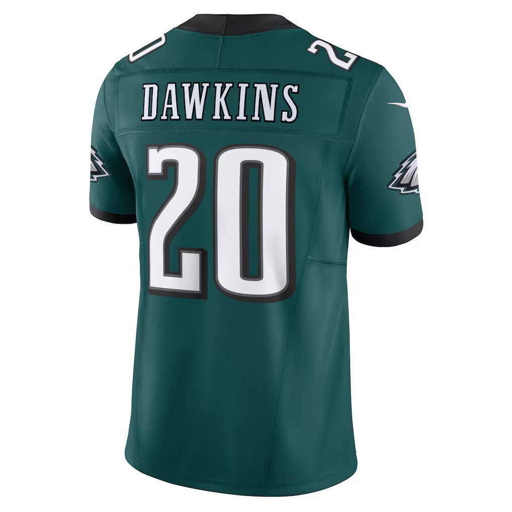 CBdoa P.Eagles #20 Brian Dawkins Midnight Green Vapor F.U.S.E. Limited Stitched Jerseys