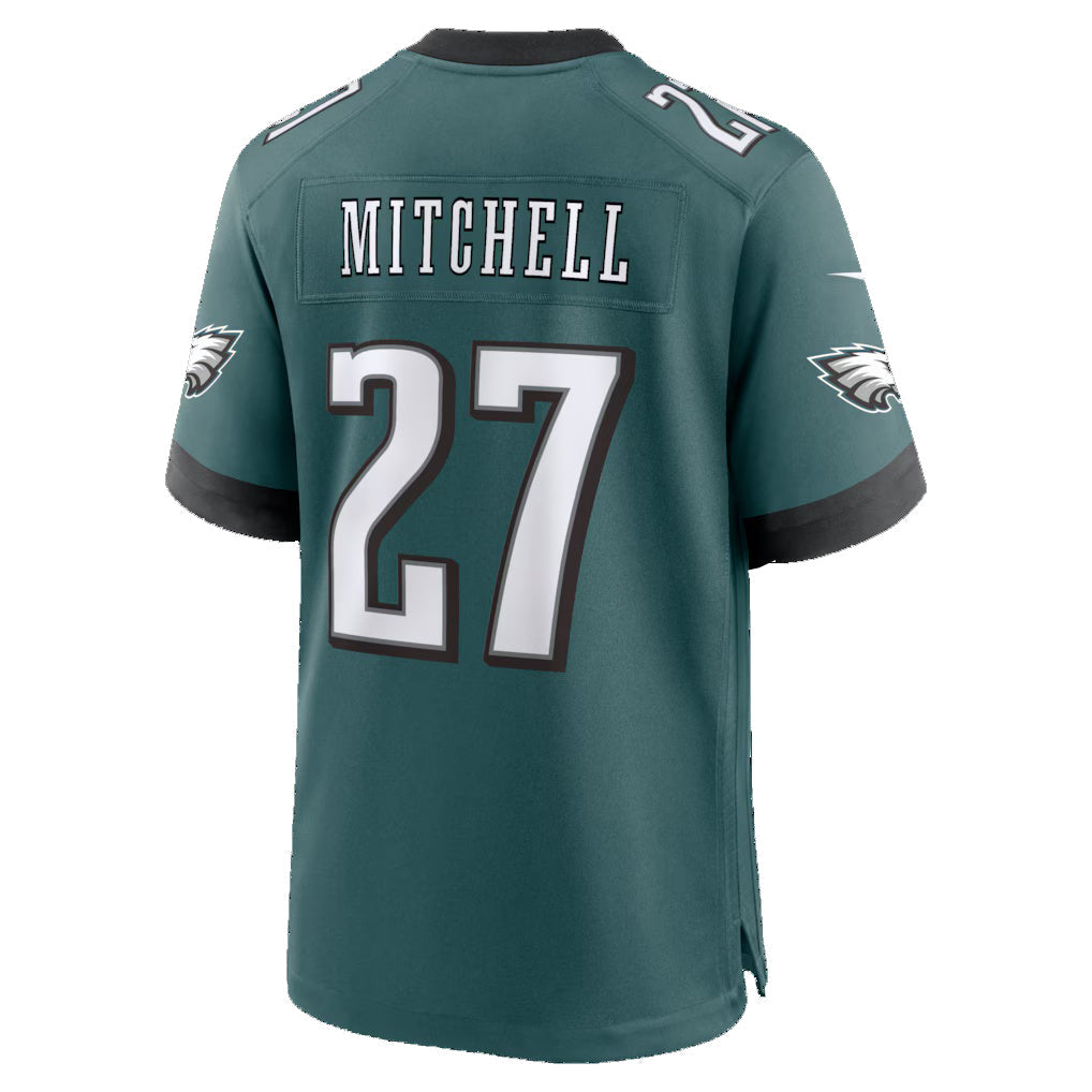 CBdoa P.Eagles #27 Quinyon Mitchell Midnight Green Team Game Stitched Jerseys