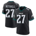 CBdoa P.Eagles #27 Quinyon Mitchell Player Black Game Home Stitched Jerseys