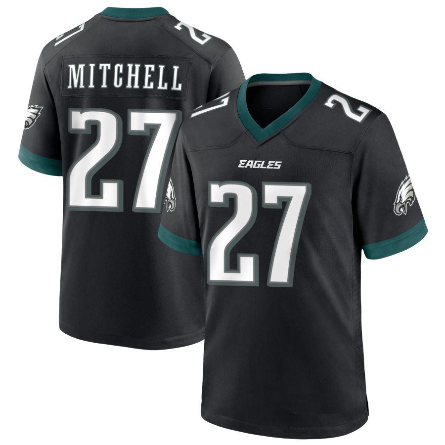 CBdoa P.Eagles #27 Quinyon Mitchell Player Black Home Game Stitched Jerseys