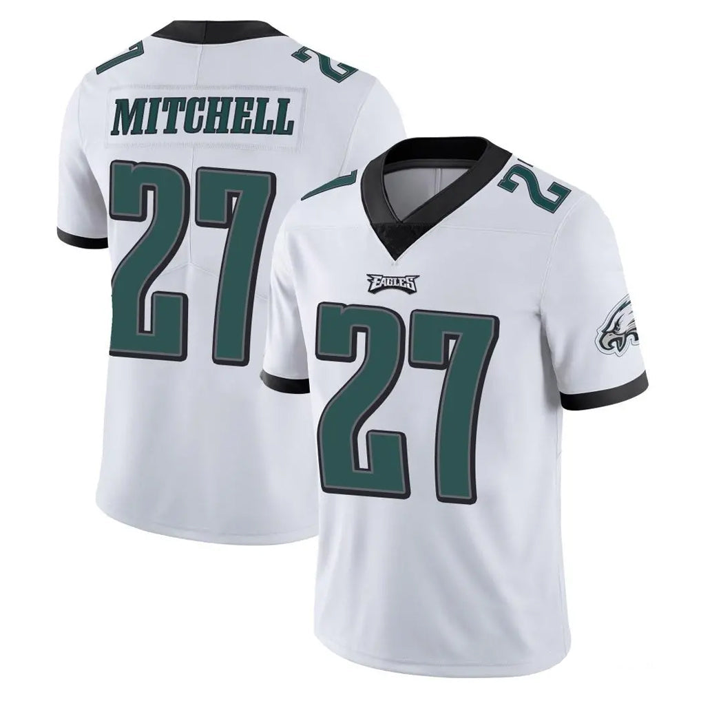 CBdoa P.Eagles #27 Quinyon Mitchell Player White Limited Vapor Untouchable Home Game Stitched Jerseys
