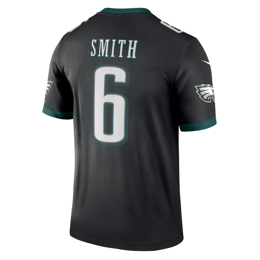 CBdoa P.Eagles #6 DeVonta Smith Black Legend Player Performance Top Stitched Jerseys