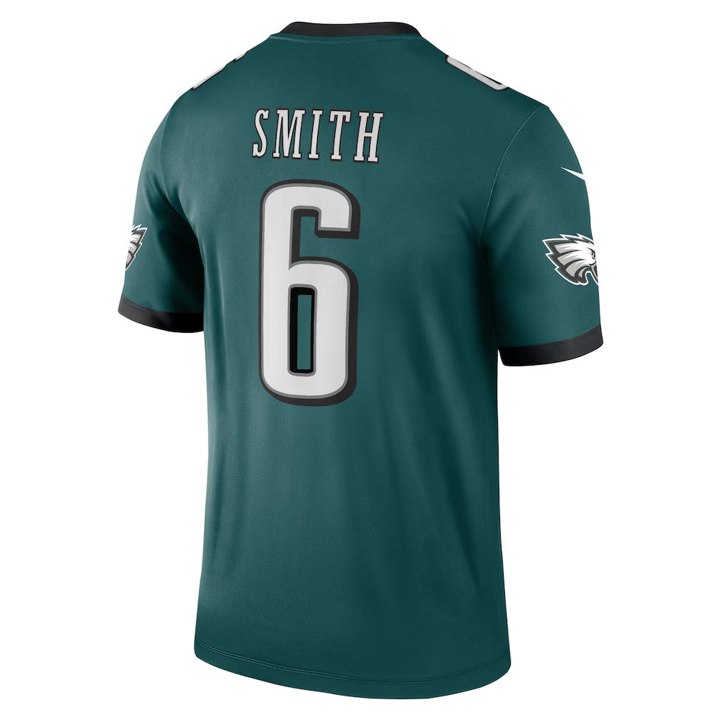 CBdoa P.Eagles #6 DeVonta Smith Green Legend Player Performance Top Stitched Jerseys