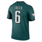 CBdoa P.Eagles #6 DeVonta Smith Green Legend Player Performance Top Stitched Jerseys
