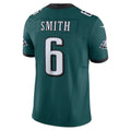 CBdoa P.Eagles #6 DeVonta Smith Green Vapor F.U.S.E. Limited Stitched Jerseys