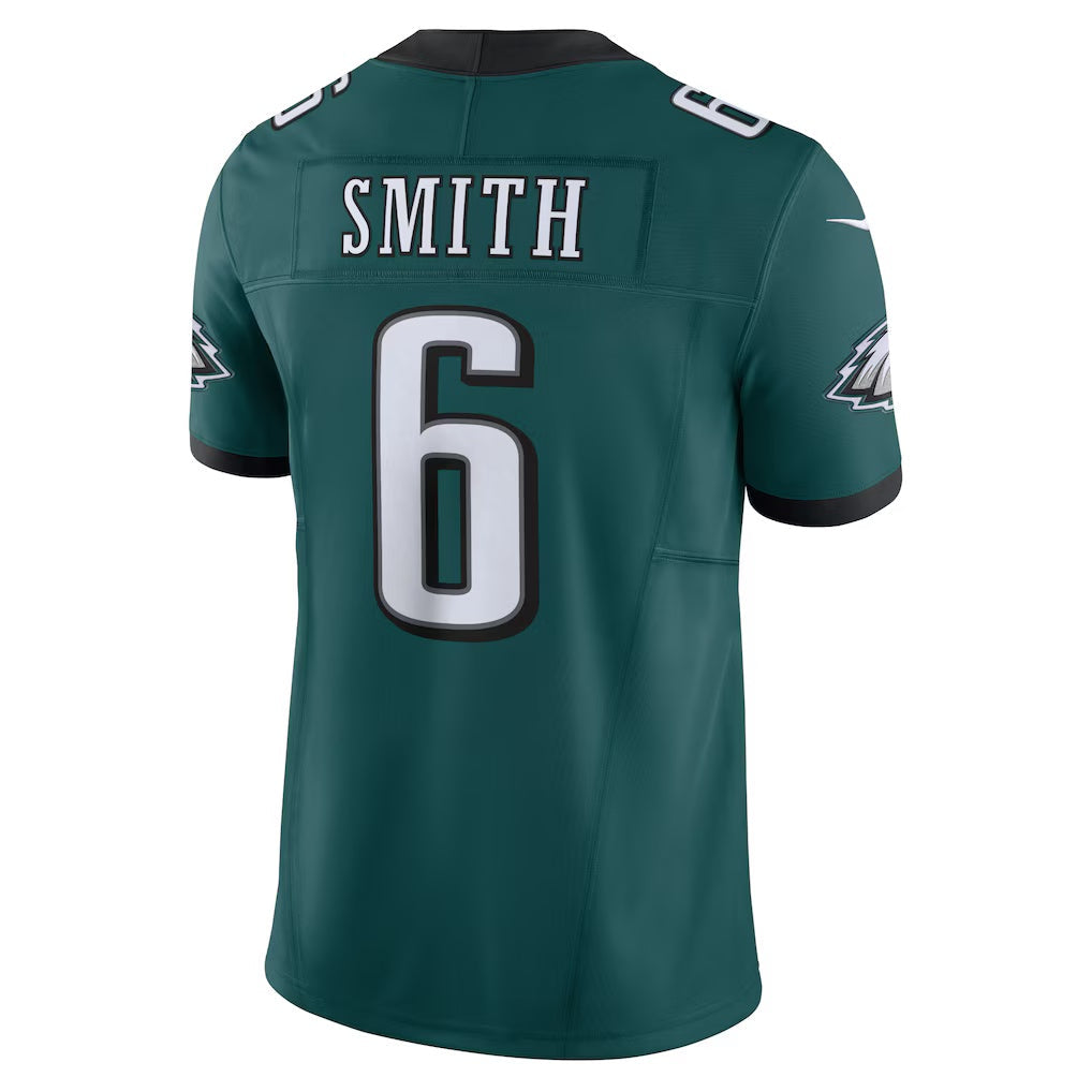 CBdoa P.Eagles #6 DeVonta Smith Green Vapor F.U.S.E. Limited Stitched Jerseys