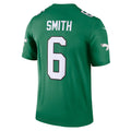 CBdoa P.Eagles #6 DeVonta Smith Kelly Green Legend Player Performance Top Stitched Jerseys