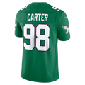 CBdoa P.Eagles #98 Jalen Carter Kelly Green Alternate Vapor F.U.S.E. Stitched Limited Jerseys