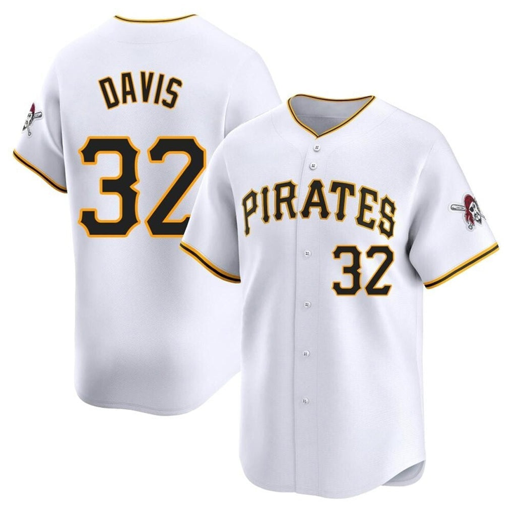 CBdoa P.Pirates #32 Henry Davis Player White Home Limited Stitched Jerseys