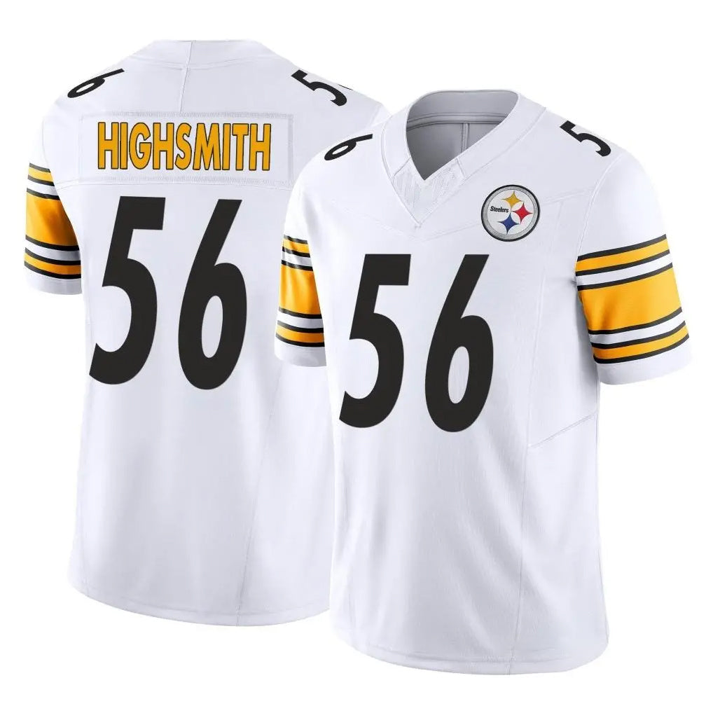 CBdoa P.Steelers #56 Alex Highsmith Player White Limited Vapor F.U.S.E. Home Game Stitched Jerseys
