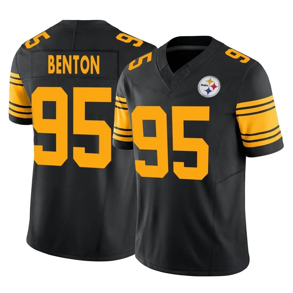 CBdoa P.Steelers #95 Keeanu Benton Player Black Limited 2nd Alternate Vapor F.U.S.E. Home Game Stitched Jerseys