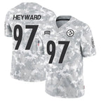 CBdoa P.Steelers #97 Cameron Heyward Player Arctic Camo Salute to Service Limited Stitched Jerseys