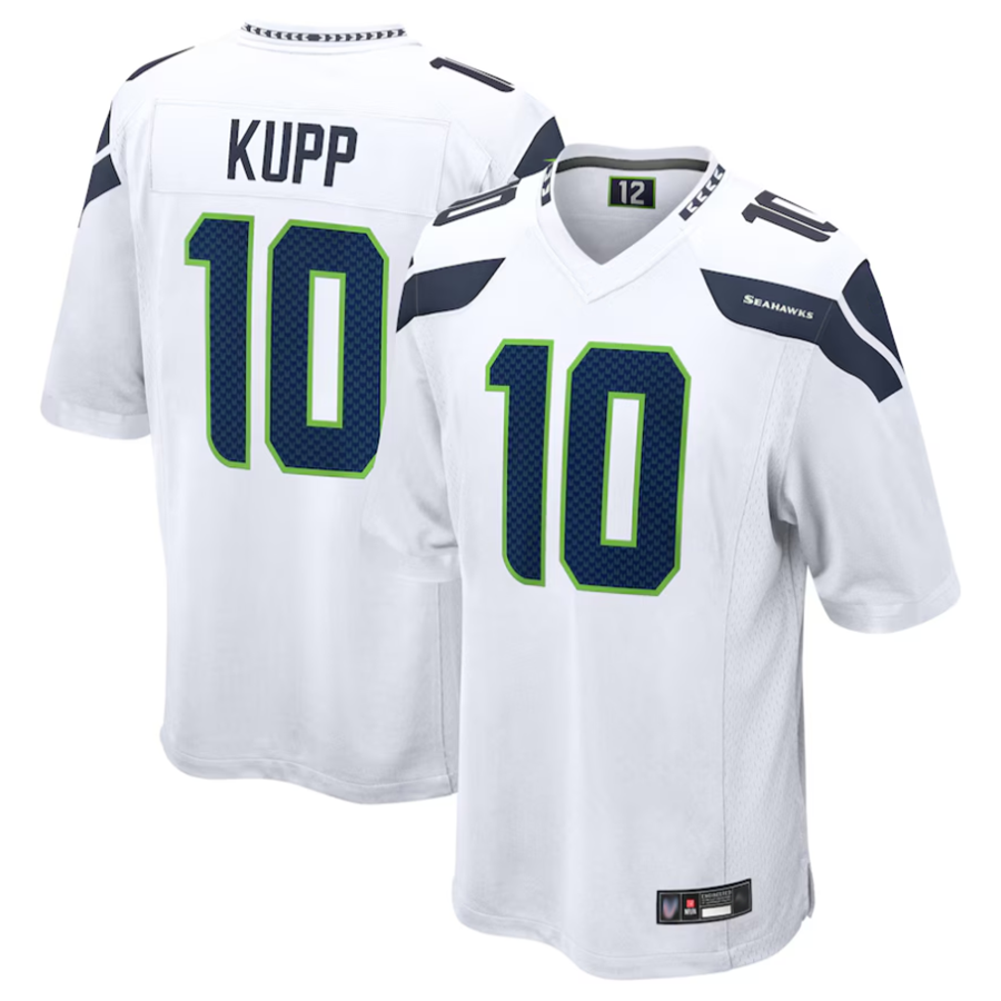CBdoa S.Seahawks #10 Cooper Kupp Player White Replica Game Stitched Jerseys
