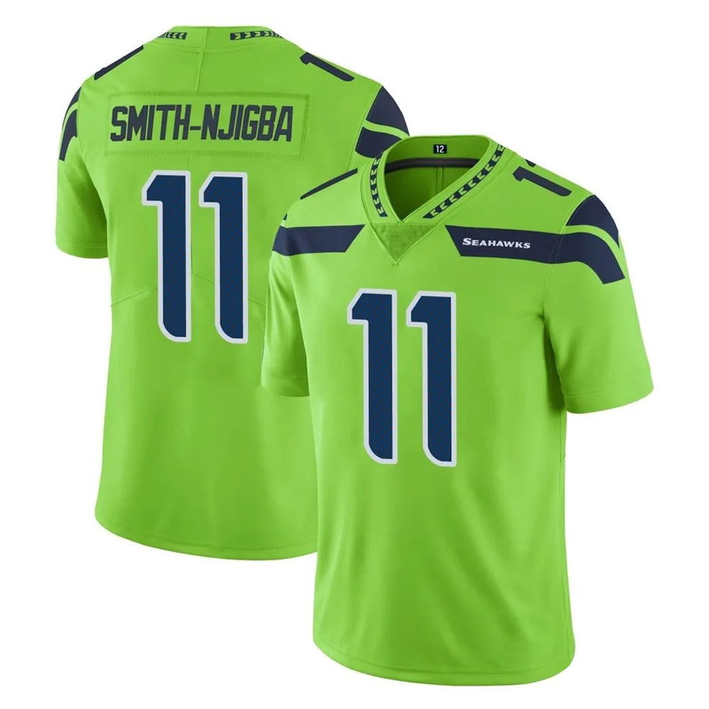 CBdoa S.Seahawks #11 Jaxon Smith-Njigba Player Green Limited Color Rush Home Game Stitched Jerseys