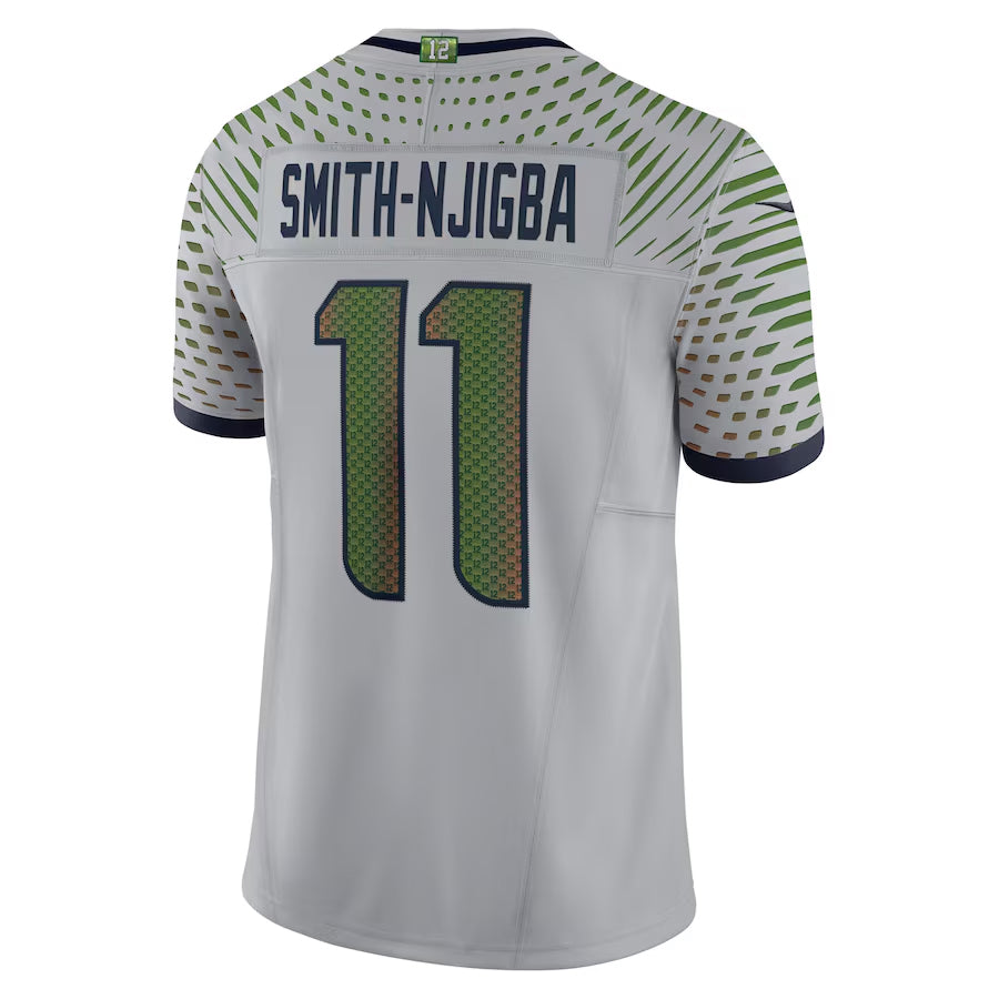 CBdoa S.Seahawks #11 Jaxon Smith-Njigba Player Grey Rivalries Collection Limited Stitched Jerseys