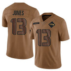 CBdoa S.Seahawks #13 Ernest Jones IV Player Brown Limited Salute To Service Home Game Stitched Jerseys