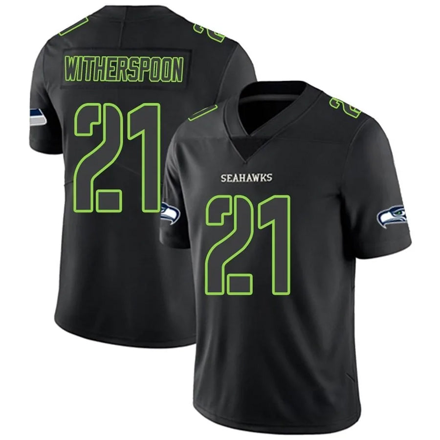 CBdoa S.Seahawks #21 Devon Witherspoon Player Black Impact Limited Stitched Jerseys