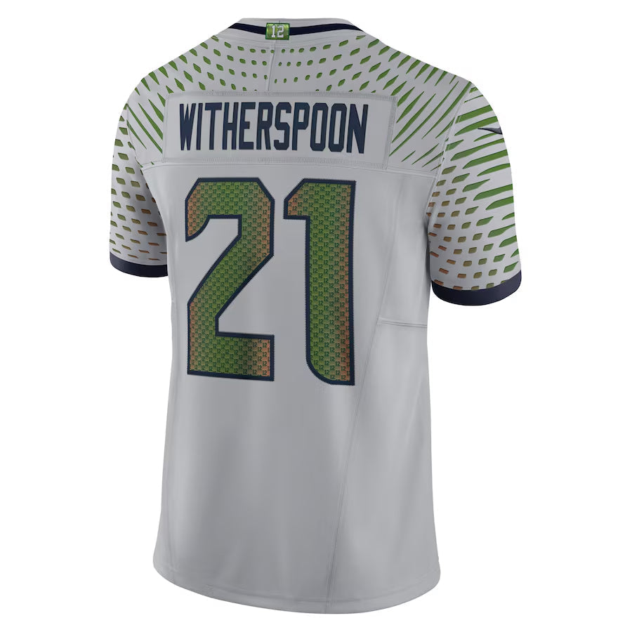 CBdoa S.Seahawks #21 Devon Witherspoon Player Gray Rivalries Collection Limited Stitched Jerseys