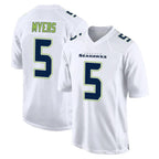CBdoa S.Seahawks #5 Jason Myers Player White Tundra Fashion Home Game Stitched Jerseys