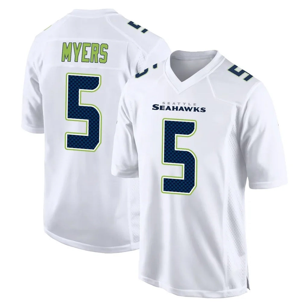 CBdoa S.Seahawks #5 Jason Myers Player White Tundra Fashion Home Game Stitched Jerseys