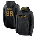 CBdoa S.Seahawks #88 AJ Barner Player Black Salute to Service Hoodies Limited Game Stitched Jerseys