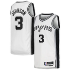 CBdoa SA.Spurs #3 Keldon Johnson White Swingman Jerseys - Association Edition