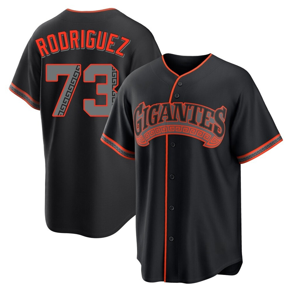 CBdoa SF.Giants #73 Randy Rodriguez Player Black Alternate Limited Stitched Jerseys